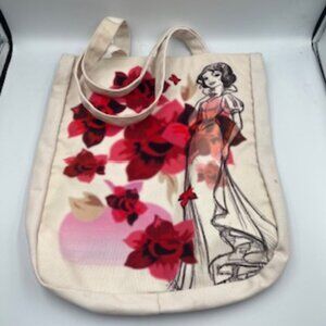 Disney Princess &  Villain Canvas Tote Bag Snow‎ White & Maleficent